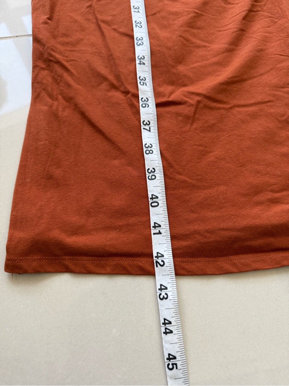 J. Crew T-Shirt Dress Burnt Orange size L - Picture 6 of 6